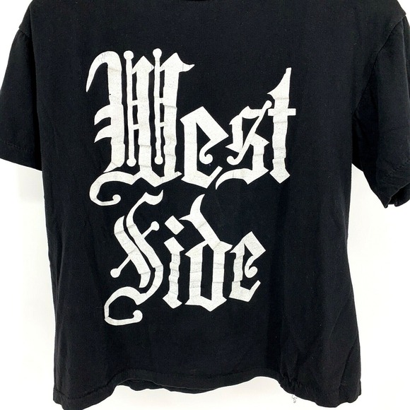 Vintage Single Stitch West Side Shirt M Gangster‎ Life Rap Hip Hop Cholo LA - Picture 6 of 12